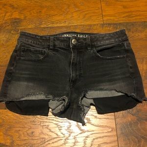 SOLD AEO Shorts, Hi-Rise Shortie 360 Stretch 12